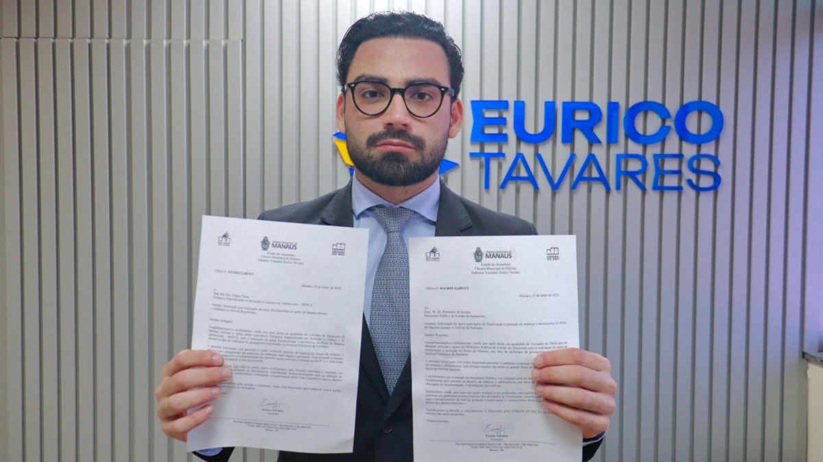 Eurico Tavares cobra reforço na fiscalização contra exploração infantil no Porto de Manaus