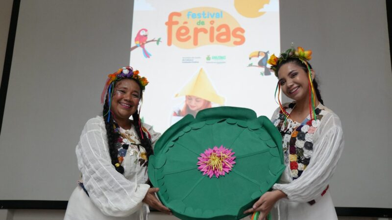Festival de Férias agita o Palacete Provincial com oficinas, teatro e lendas amazônicas