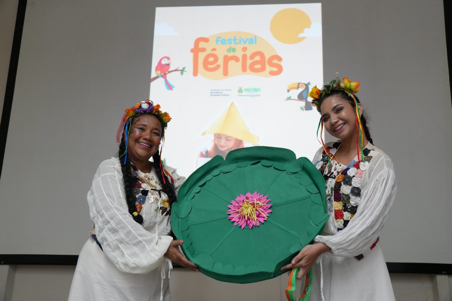 Festival de Férias agita o Palacete Provincial com oficinas, teatro e lendas amazônicas