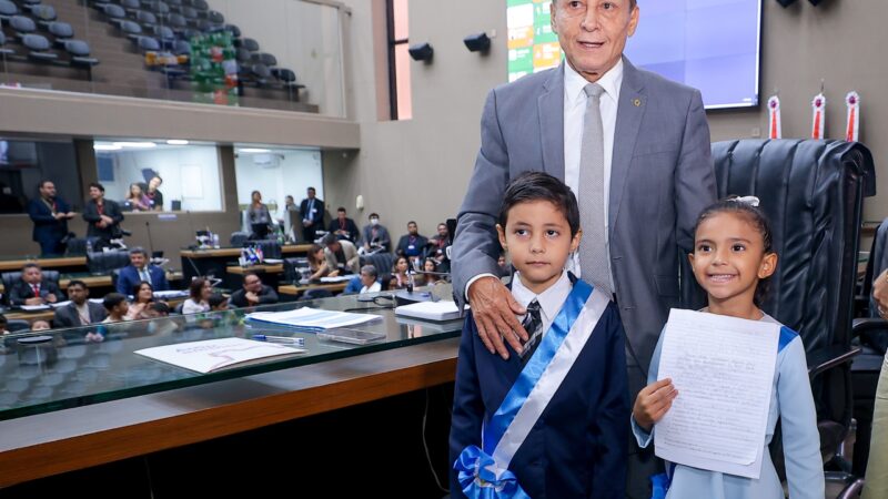 Presidente da Aleam, Adjuto Afonso, destaca cidadania no encerramento do projeto ‘Cidadão de Berço’