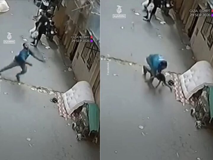 Homem que salvou criança que caía de prédio é homenageado pelo governo do Egito; vídeo